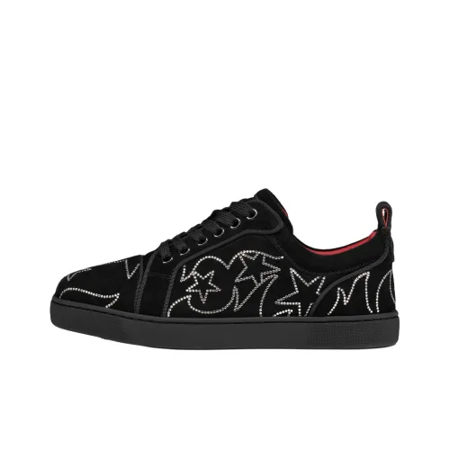 Christian Louboutin Скейтборд Кроссовки Низкие Черные Женские