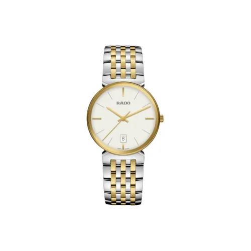 RADO Florence Collection Кварцевый механизм Унисекс Часы 38 мм Белый циферблат Корпус из нержавеющей стали