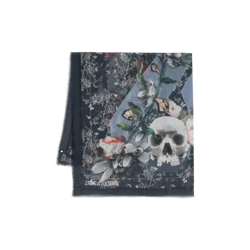 Zadig Voltaire Modal Вязаные Шарфы Женские Синий