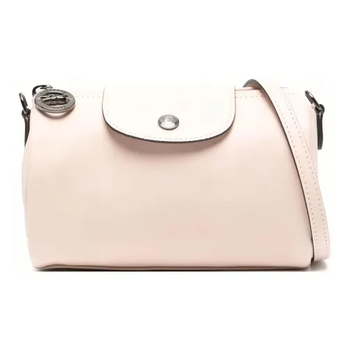 LONGCHAMP Le Pliage Xtra Кожа Цилиндрическая Сумка Косметичка Сумка через плечо Экстра Маленькая Женская Розовая