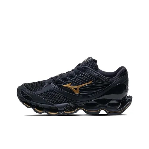 Mizuno Prophecy 13S Беговые кроссовки Низкий топ Черный/Желтый Унисекс