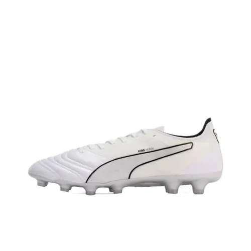 PUMA King Mirai HG Твердый Ground Искусственный Шипы Футбольные бутсы Мужской Белый