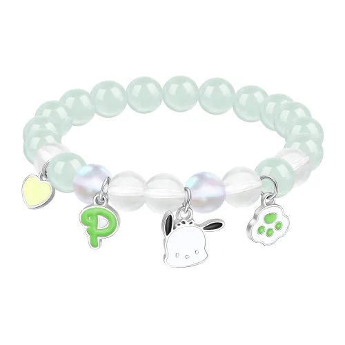 Санрио Покаччо Мятно-зеленый Кристальный Браслет с Бусинами Мерч по IP