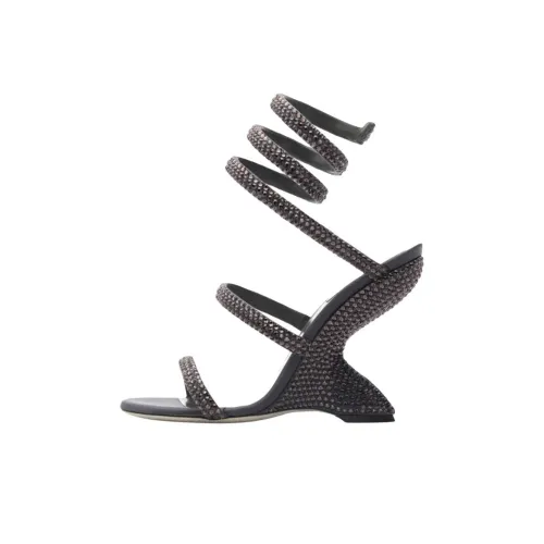 RENE CAOVILLA SYMPHONY One Ремешок Сандалии 10,5 см Женские Фиолетовые