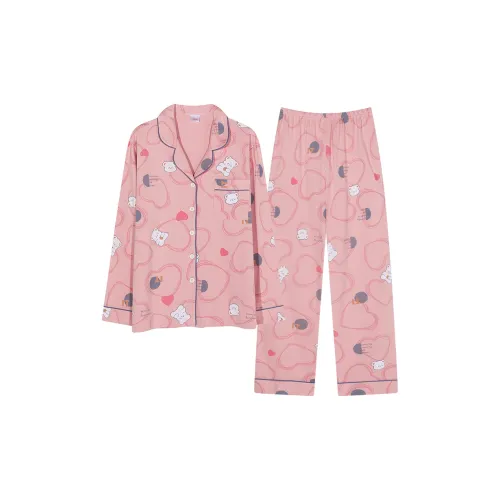 Song Qianya Пижамный комплект женский розовый