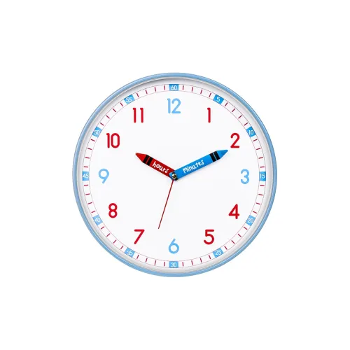 Nolros Кварцевый Movement Унисекс Настенные часы Белый