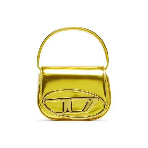 DIESEL Коровья кожа Одно плечо Сумка Мини Женская Желтая