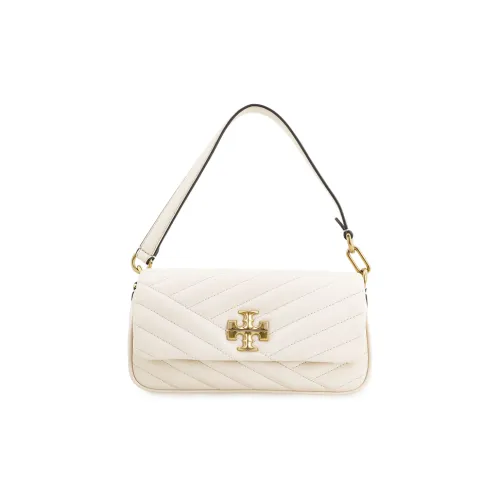 TORY BURCH Kira (Красный) Sheepskin Багет Сумка через плечо Маленькая Женская Кремовый Белый