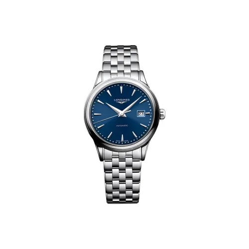 LONGINES Автоматический Механический Механизм Женские Часы 30MM Синий Циферблат Корпус из Нержавеющей Стали Ремешок из Нержавеющей Стали