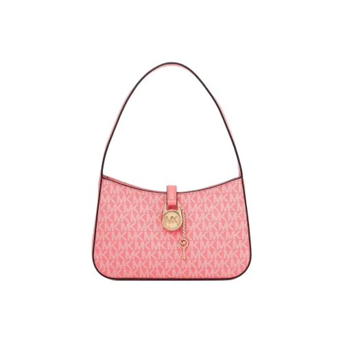 MICHAEL KORS Покрытый холст Сумка через плечо Маленькая Женская Розовая