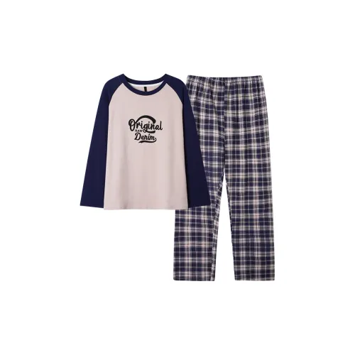 MIIOW Pajama Комплект Женский Azure Checkered