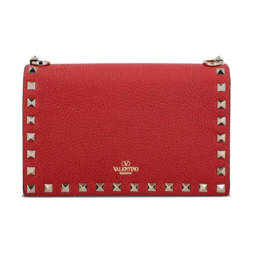 Valentino Телячья кожа Сумка через плечо Сумка на плечо Женская Красная