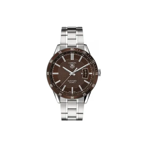 TAG Heuer Carrera Collection Автоматический Механический Механизм Мужские Часы Часы 39 мм Коричневый Циферблат