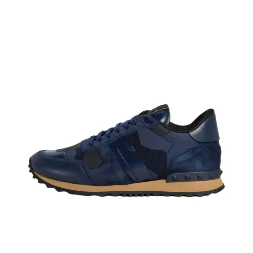 Valentino Rockrunner Low Топ Повседневная обувь Мужская Синяя