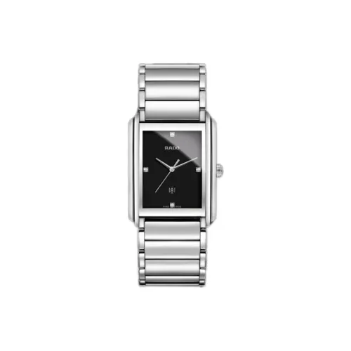 RADO Precision Ceramics Collection Кварцевый механизм Мужские часы Часы 31,1*41,1 мм Черный циферблат