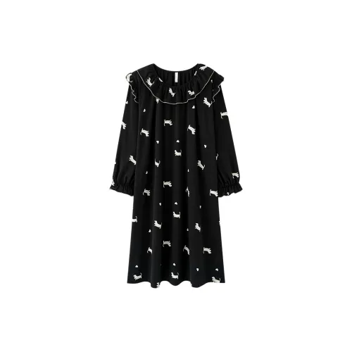 PBENO PD Ночная сорочка Женская Черная