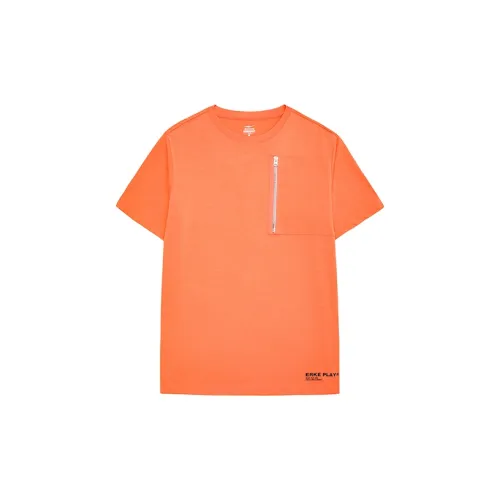 Erke T-Shirt Мужская Мягкая Светло-Оранжевая