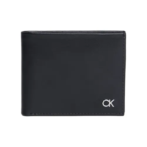 CALVIN KLEIN Кожа Кошелек Мужской Черный