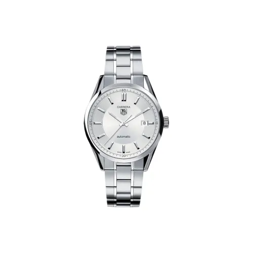 TAG HEUER Автоматический Механический Механизм Мужские Часы 39 мм Серебряный