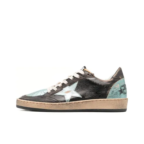 Golden Goose Ball Star Low Топ Скейтборд Кроссовки Мужские Серые Потертые