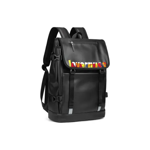LOVERPUSS Полиуретан Рюкзак Унисекс Крутой черный
