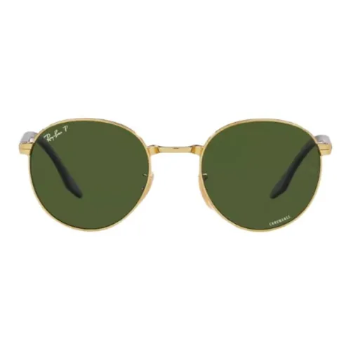 RayBan Металл Круглые Солнцезащитные очки Унисекс Красно-золотой Cannon Медный