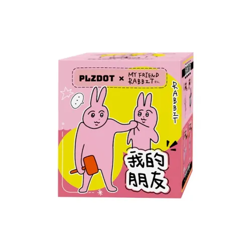 M G SHOP PlzDott Pink Rabbit My Friend Cute Abstract Collection Mini Blind Box Single Mystery Box Full Box 6 Pack M G SHOP PlzDott Pink Rabbit My Friend Милый Абстрактный Коллекция Мини Коробка Blind Box Один Mystery Box Полная Коробка 6 Пачка