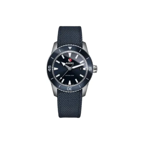 RADO Автоматический Механический Механизм Мужские Часы Captain Cook Collection 45 мм Синий
