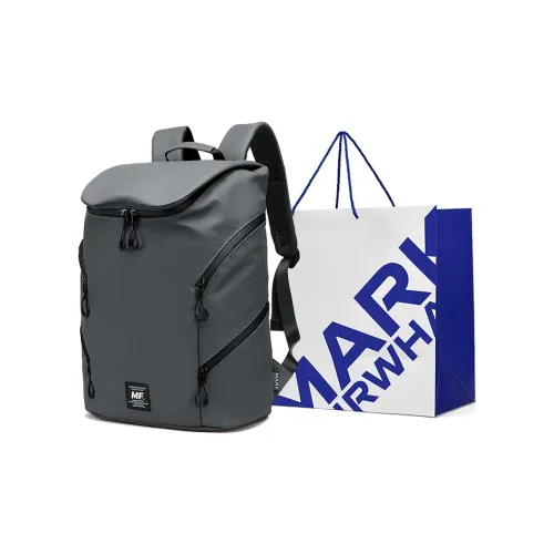 FAIRWHALE Ткань Рюкзак Ноутбук Сумка Унисекс Черный Средне-серый