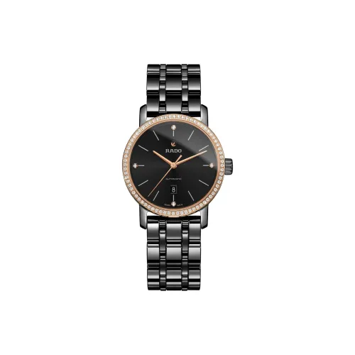 RADO DiaMaster Collection Автоматический Механический Механизм Женские Часы 33 мм Черный Циферблат
