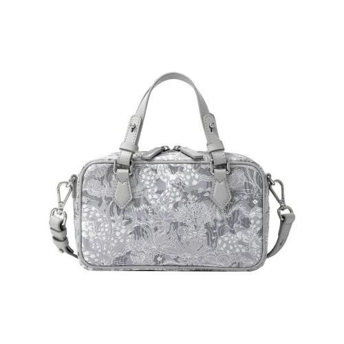 FION Clever Brocade Series Ткань через плечо Одно плечо Сумка Обычный Женский Серый