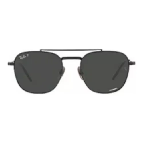 RayBan Титановый сплав Титан Материал Aviator Солнцезащитные очки Унисекс Черный Розовое золото Cannon Медный