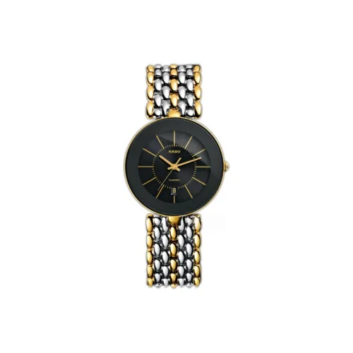 RADO Florence Collection Кварцевый механизм Женские часы 32,5 мм Черный циферблат