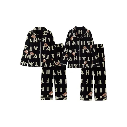 O'MESIK Пижамный комплект Унисекс Черный