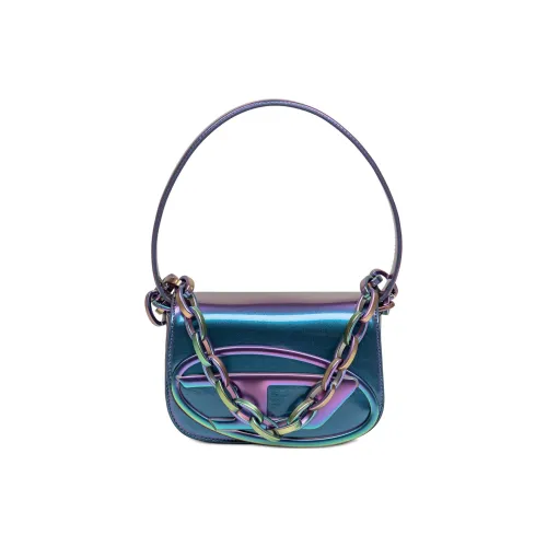 DIESEL Полиуретан Сумка Сумка через плечо Женская Синяя