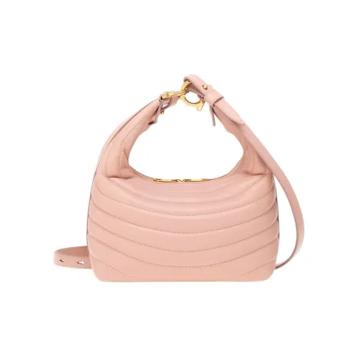 Ferragamo Телячья кожа Сумка через плечо Сумка Маленькая Женская Фуксия