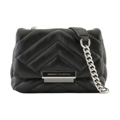 ARMANI EXCHANGEAE Полиэстер Сумка через плечо Сумка на плечо Женская Черная