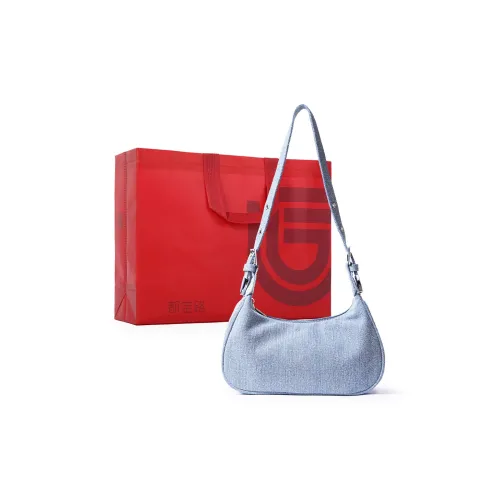 Dubaolu Сумка через плечо среднего размера женская светло-синяя темно-синяя