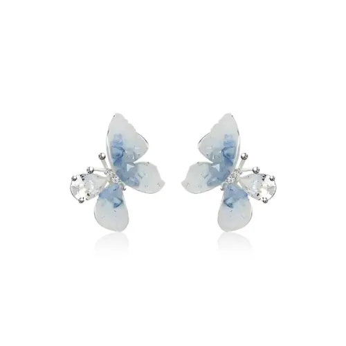 GUDS GAVE Сплав Смола Циркон Нижняя заколка Серьги On Женские