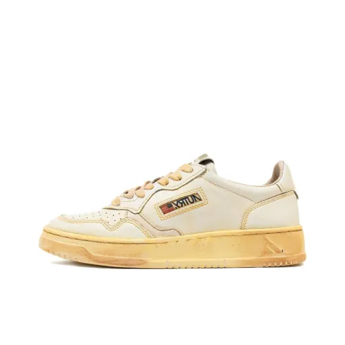 AUTRY Slip-resistant Abrasion-resistant Low-top Skateboard Shoes Men's White Yellow AUTRY Противоскользящие Аbrasion-resistant Низкие кеды для скейтбординга Мужские Белый Желтый