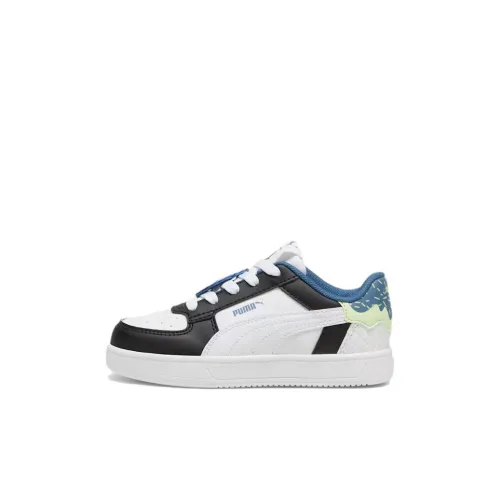 PUMA TROLLS Низкий Топ Детские Скейтбординги Черный Белый Дети Возраст 3-7 Лет