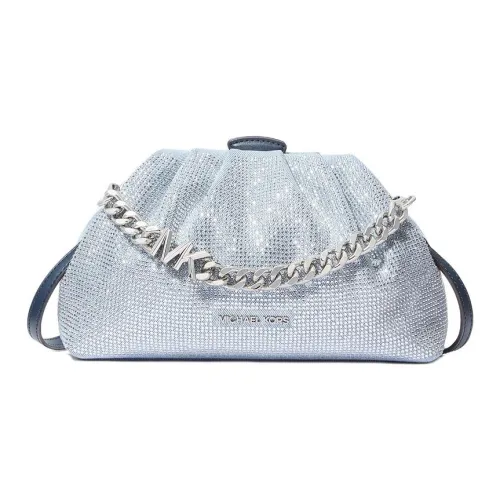 MICHAEL KORS Nola Хлопок Сумка через плечо Сумка Маленькая Женская Джинсовый Синий