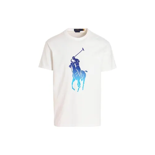 Polo Ralph Lauren Белые Мужские T-рубашки