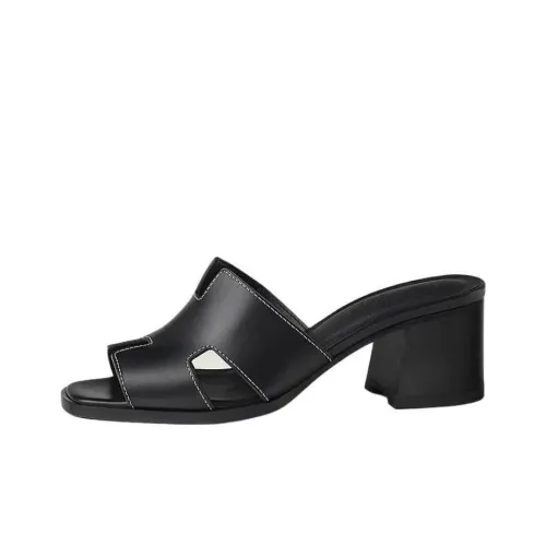 HERMES Helia Слипоны Женские Черные