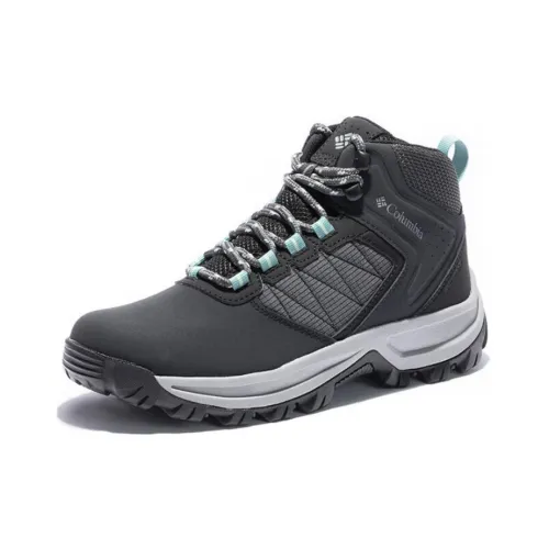 Columbia совместная линейка амортизаторы Lower Skirt Устойчивый к истиранию Высокий Топ Альпинистская Обувь Женская Черный Серый