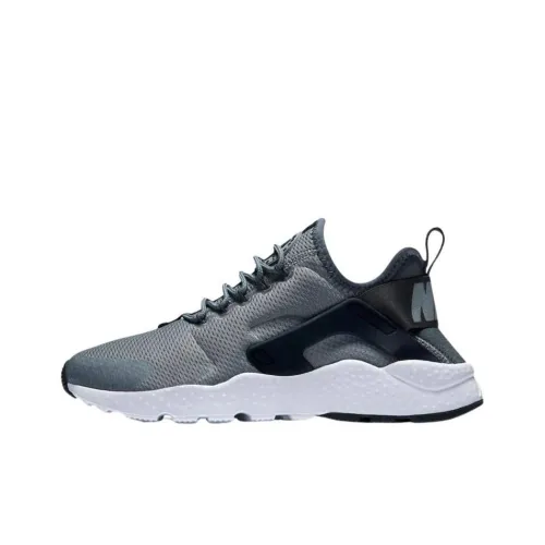 Nike Air Huarache Run Ultra Противоскользящий Устойчивый к истиранию Низкий Топ Беговые кроссовки Мужские Серые