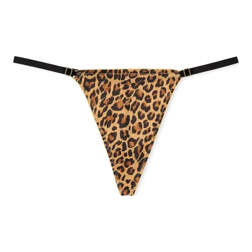 Victoria's Secret Very Sexy V Фурнитура Регулируемый V STRING Трусики Стринг с Леопардовым Принтом Женские 1 Пачка Леопардовый принт
