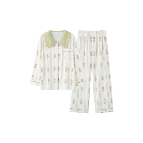 PBENO PD Пижамный комплект Женский Белый