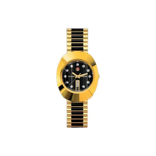 RADO Inaugural Series Автоматический Механический Механизм Женские Часы 35 мм Черный Циферблат