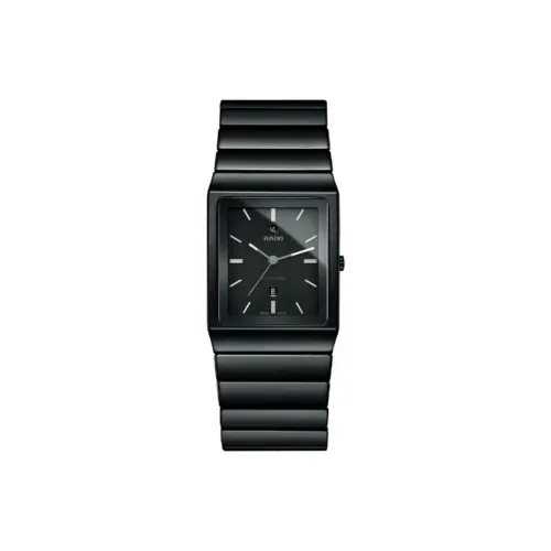 RADO Автоматический Механический Механизм Мужские Часы 30мм*41,7мм*12,3мм Черный